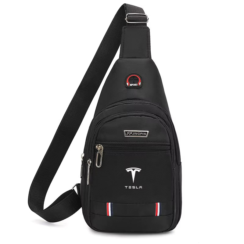 Elevate Your Style with the Men's Shoulder Wallet - Perfect for Tesla Owners!