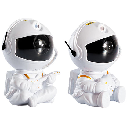 Transform Your Space with the Remote Control Astronaut Projector Night Light - 360° Rotating Colorful Atmosphere Lamp!