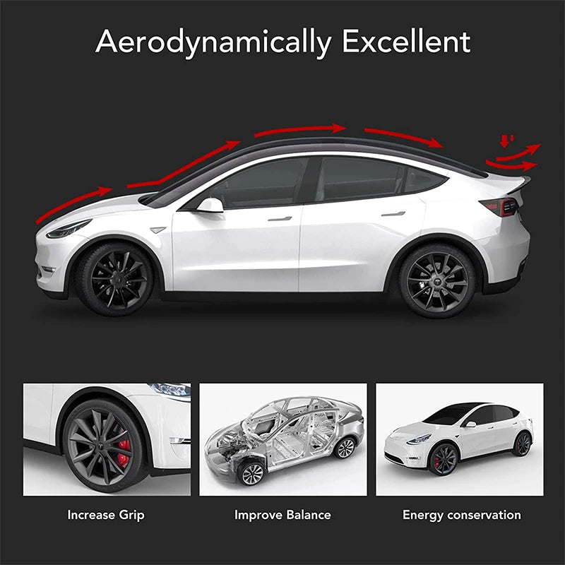 Premium ABS Spoiler for Tesla Model Y (2024) - Enhance Aerodynamics and Style