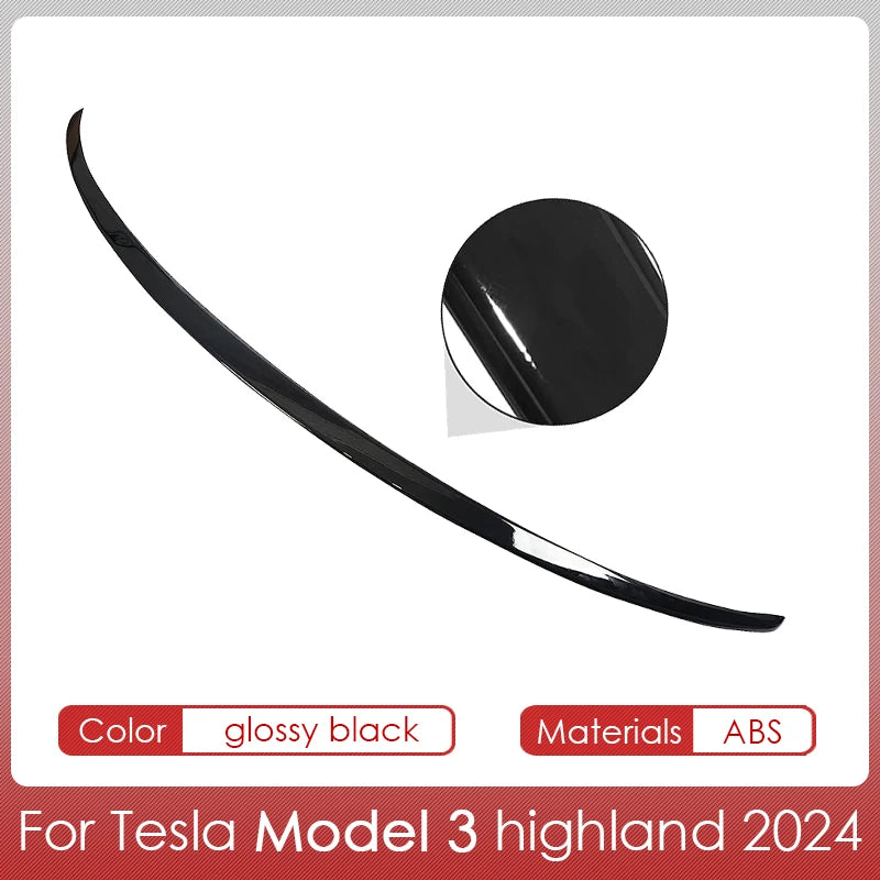 Premium ABS Spoiler for Tesla Model Y (2024) - Enhance Aerodynamics and Style