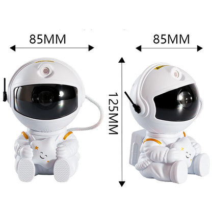 Transform Your Space with the Remote Control Astronaut Projector Night Light - 360° Rotating Colorful Atmosphere Lamp!