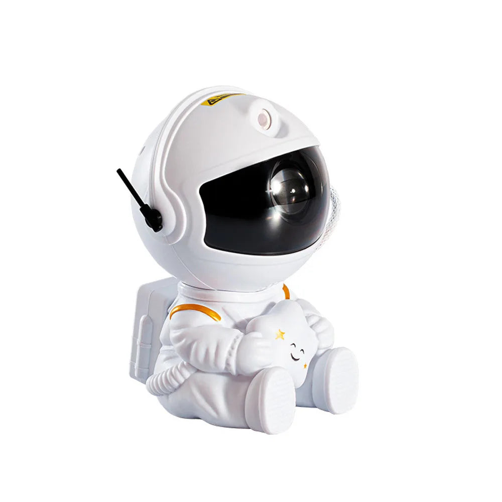 Transform Your Space with the Remote Control Astronaut Projector Night Light - 360° Rotating Colorful Atmosphere Lamp!